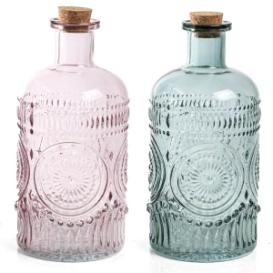 Bomboniere bottiglie in vetro colorate 1000 ml