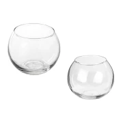 Bomboniere 2026 Vasetti Portapiantine e Portacandela tondi in vetro