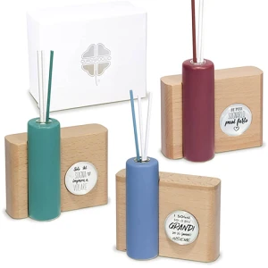 Bomboniere Solidali Quadrifoglio Linea Milano 2026 Profumatore colorato con frasi