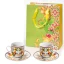 Bomboniere Matrimonio 2027 Maioliche Set 2 tazzine con piattino e shopper
