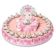Torta Bomboniere per Bimba 24 Fette coccinelle avorio