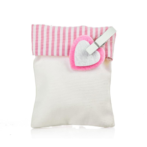 bustina portaconfetti shabby chic rosa