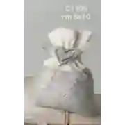 ULTIMI 25 Bomboniere Sacchettini Portaconfetti argentati con cuore 8x10 cm PREZZO PER TUTTI