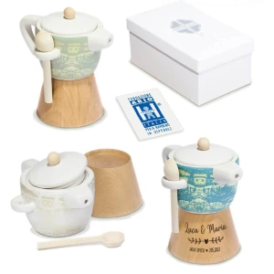 Bomboniere Solidali Quadrifoglio Linea Lisbona 2026 Zuccheriere Moke decorate