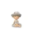 Bomboniere Offerta Stock Statuette Bimba con vestiti glitterati