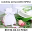 10 pz scatoline porta confetti a forma di sposa
