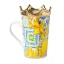 Bomboniere maioliche tazza MUG con CORONA e Shopper