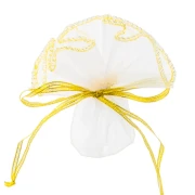 Tulle Oro con tirante per Bomboniere nozze d'oro
