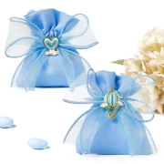 Bomboniere 2026 Linea Cielo Celeste Sacchettini Portaconfetti