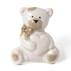 Ultimi 24 pezzi Bomboniere bimba Orsetto magnete in ceramica