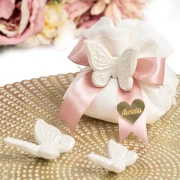 Bomboniere 2026 Magnete Farfalla Bianca in ceramica