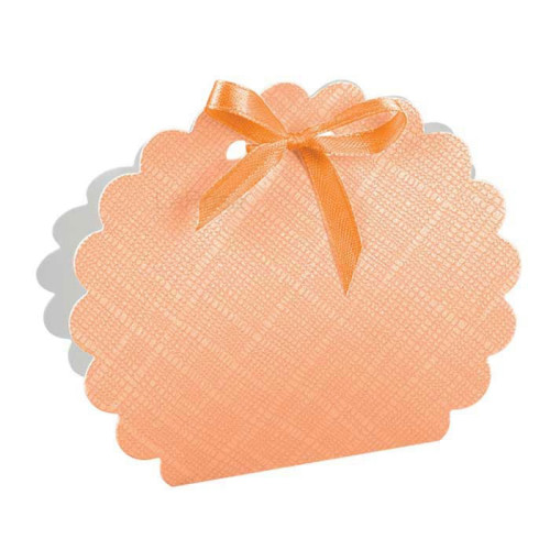 scatolina portaconfetti arancione