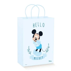 Ultimi 47 pezzi - Sacchetto Carta Azzurra con Topolino