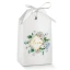 Scatoline eleganti portaconfetti Love Bianco Verde e Oro