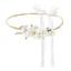 coroncina fiori comunione bambina damigella sposa battesimo