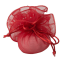 Tulle per Bomboniere Fai-Da-Te a Pois con tirante  rosso