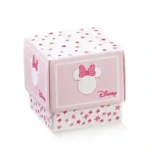 ULTIMI 50 pezzi Scatolina Grande Portaconfetti Disney Minnie Bianco e Rosa