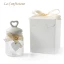 bomboniere utili barattoli ermetici stile shabby chic con decorazione