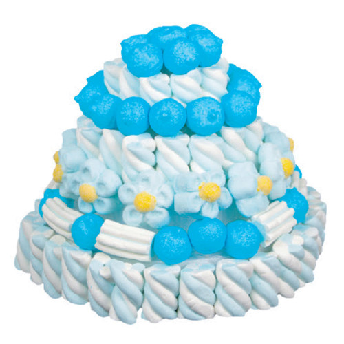 Torta di Marshmallow Azzurra per Maschio