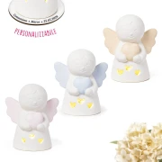 Bomboniere Angeli in Ceramica con Luce LED
