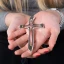 Idea Bomboniera Regalo Originale Croce Sacra in Argento