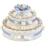 Torta Bomboniere Tartarughe argento con 43 fette