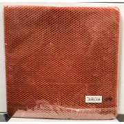 ULTIMI PEZZI, 1 Confezione da 50 Pezzi Tulle Quadrato a Rete Arancione Scuro