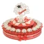 Torte Bomboniere Laurea 20 fette con Coccinelle