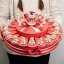 Torta Bomboniere Laurea da 20 Fette con Gufi Argentati