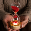 Bomboniere 2025 Laurea Clessidra con base LED personalizzabile