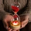 Bomboniere 2027 Laurea Clessidra con base LED personalizzabile