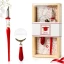 Bomboniere Laurea Originali set Penna stilografica e Lente con Box in legno