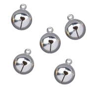 sonaglio in metallo ciondolo per bomboniere e bigiotteria 8 mm