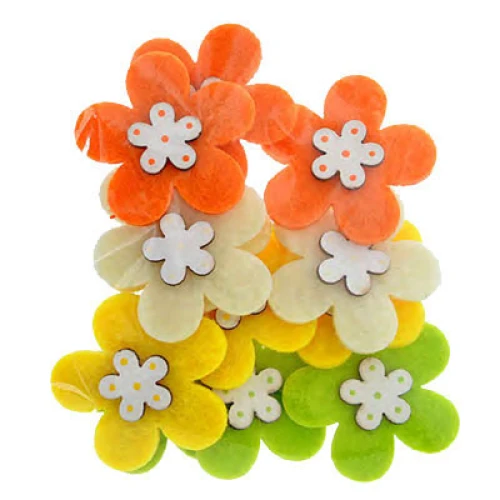 margherite adesive 12 pezzi