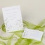 Partecipazione Matrimonio Originale con fiorellini celesti - Cleome