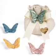 Bomboniere 2026 Magnete Farfalla Colorata in ceramica