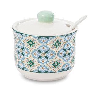 Ultimi 25 pezzi Bomboniera Zuccheriera Tema Rétro Linea Utile in ceramica