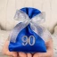 Sacchetto 90 Novantesimo Compleanno con Numero 90 Glitter