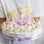 Torta Bomboniere Battesimo e Comunione 18 fette con Ballerine