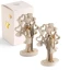 Bomboniere Solidali Matrimonio Quadrifoglio 2020 Linea Chiara, composta da Statuine e profumatore Coppia con Albero della Vita 