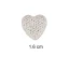 punto luce cuore strass 1.6