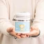Bomboniere Battesimo e Nascita 2025 Linea Baby Box Barattolino Orsetto Celeste con frase