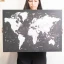 Quadro Mondo 50x70 in tela stampata stile vintage idea Bomboniera o regalo
