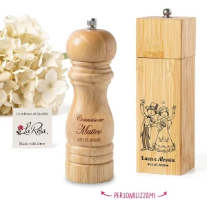 Bomboniere Utili e Originali Macina Pepe personalizzato