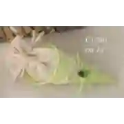 ULTIMI 8 Bomboniera Cono Portaconfetti Shabby Chic Verde 15 cm PREZZO PER TUTTI