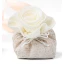 Sacchettino Portaconfetti tondo rustico con rosa in Offerta