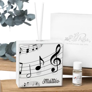Bomboniere 2026 Tema Musica Profumatore a LED Personalizzabile