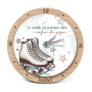 Bomboniere Tema Pattinaggio a Rotelle Orologio Personalizzato