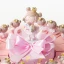 Torta Bomboniere Battesimo Bimba 18 Fette con Principesse