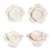 Bomboniere 2026 Rose in porcellana con candela profumata